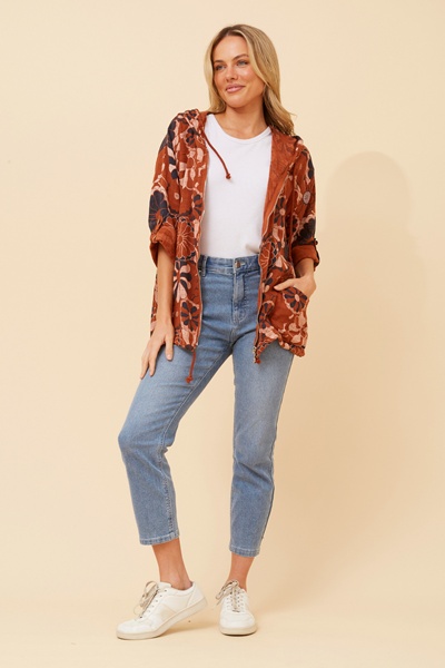 FIORINA FLORAL PRINT JACKET