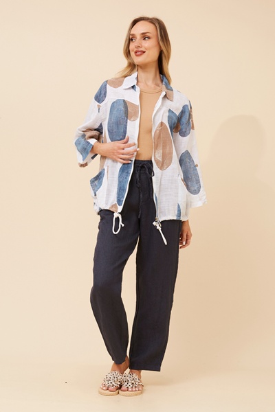 FIORINI ABSTRACT PRINT JACKET