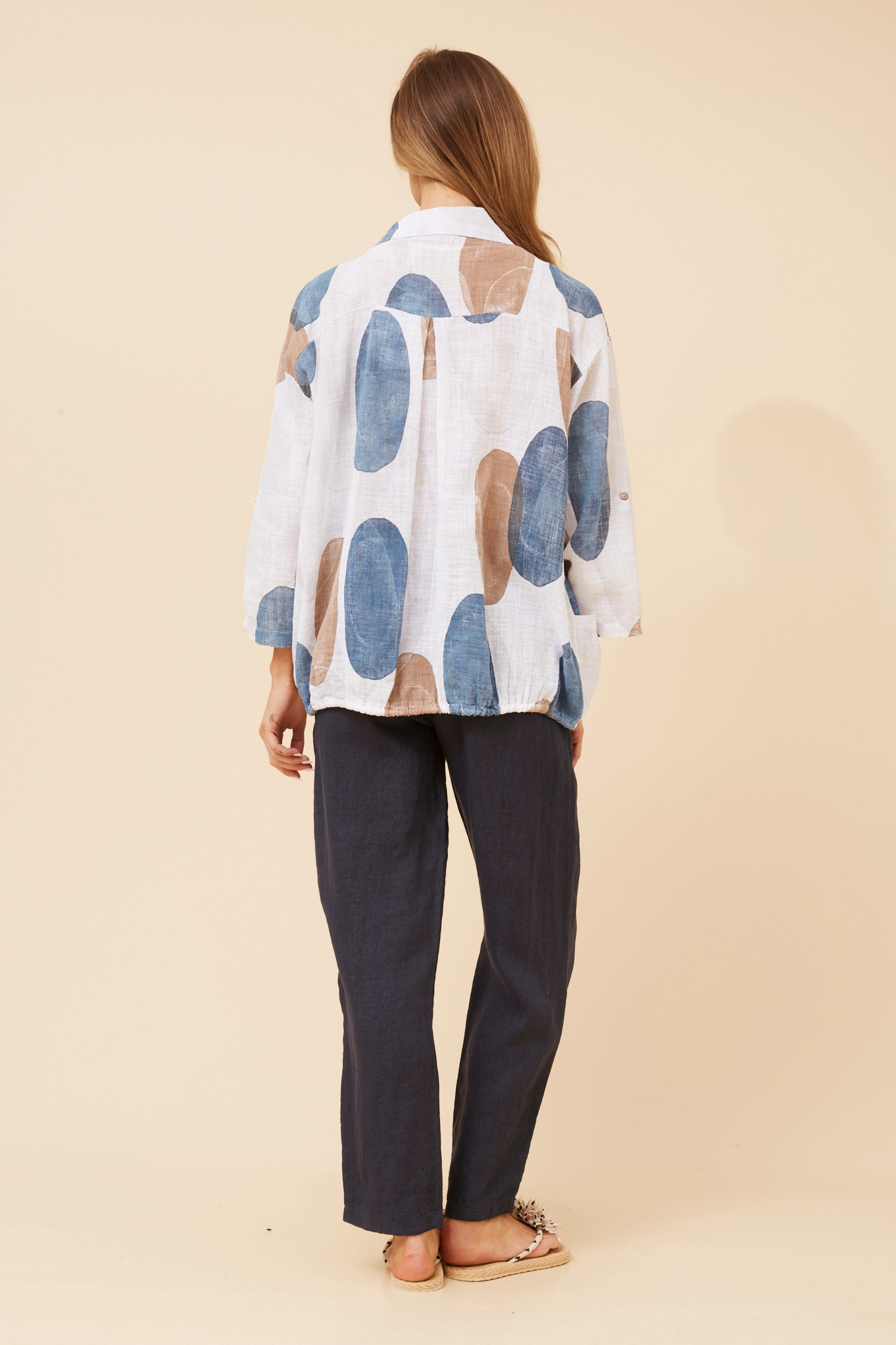 FIORINI ABSTRACT PRINT JACKET