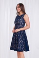 FIT & FLARE LACE DRESS