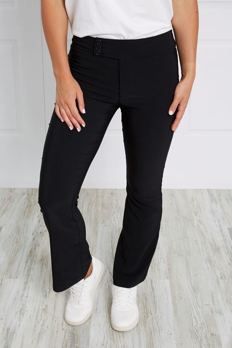 FIT AND FLARE PANTS
