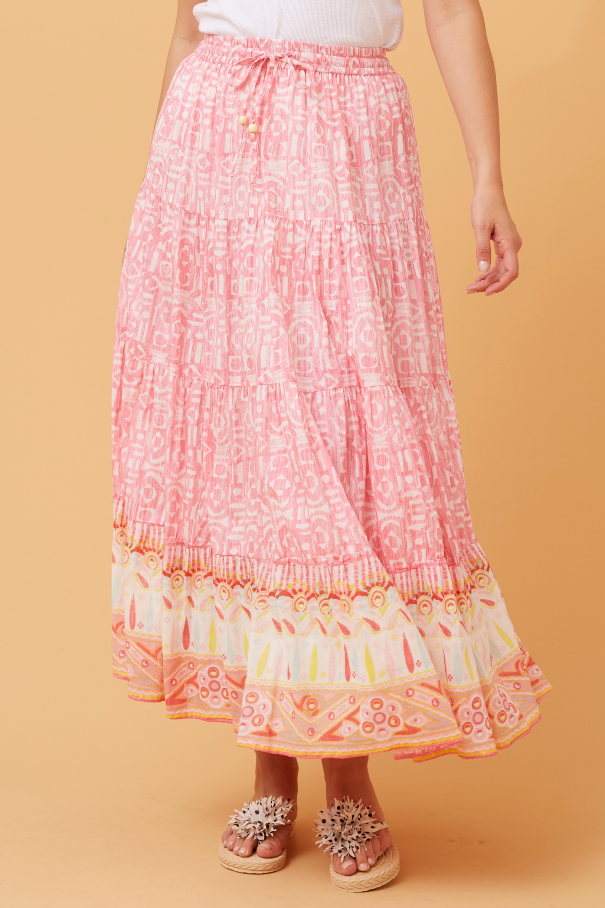 FLEURY BOHO MAXI SKIRT