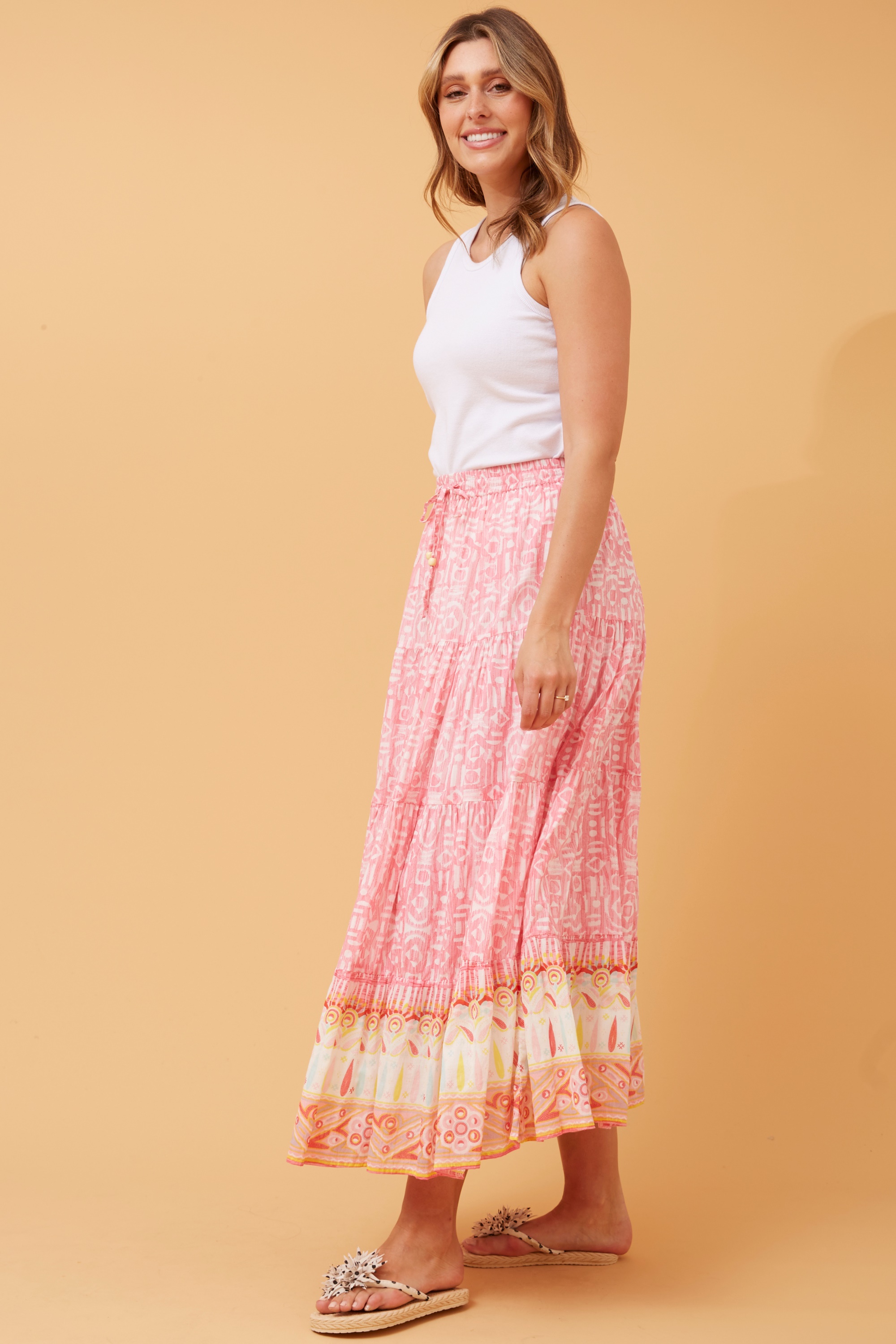 FLEURY BOHO MAXI SKIRT