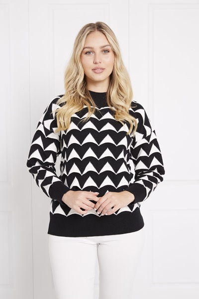 FLOATING SNOW PEAK KNIT JUMPER