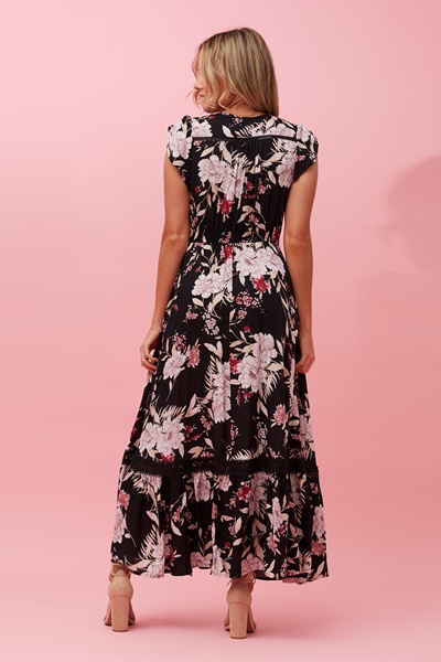 FLORAL BOHO MAXI DRESS | FEMME Connection