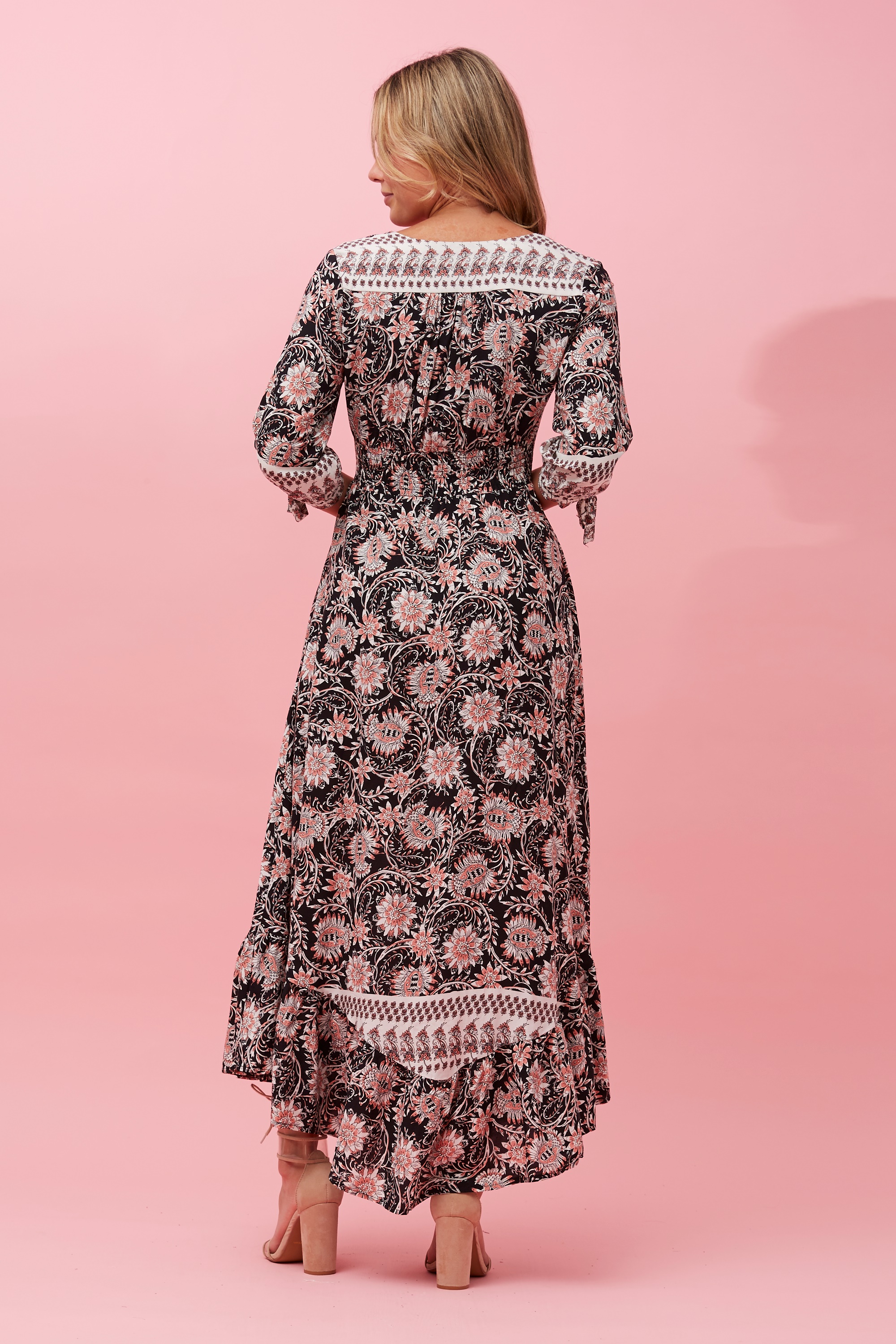 FLORAL BOHO MAXI DRESS | FEMME Connection