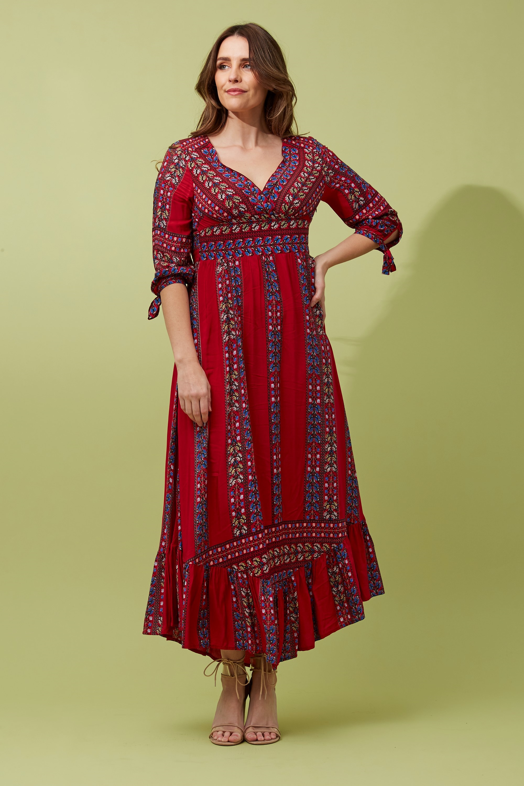 FLORAL BOHO MAXI DRESS & FEMME Connection