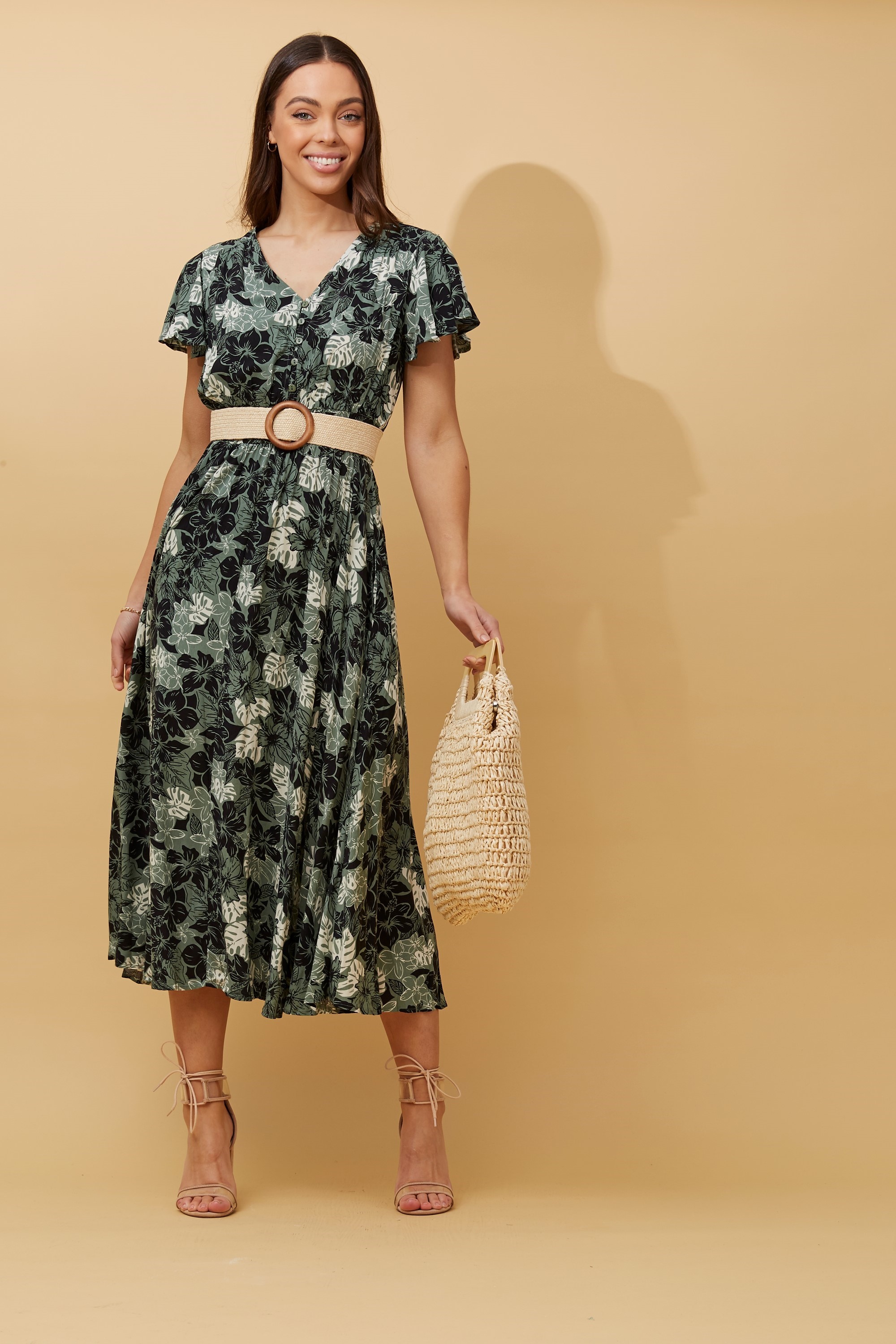 FLORAL BOHO MIDI DRESS & FEMME Connection