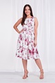 Floral fit and flare dress