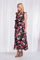 FLORAL FRILL MAXI DRESS