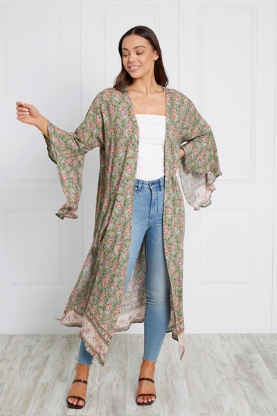FLORAL KIMONO CARDIGAN | FEMME Connection