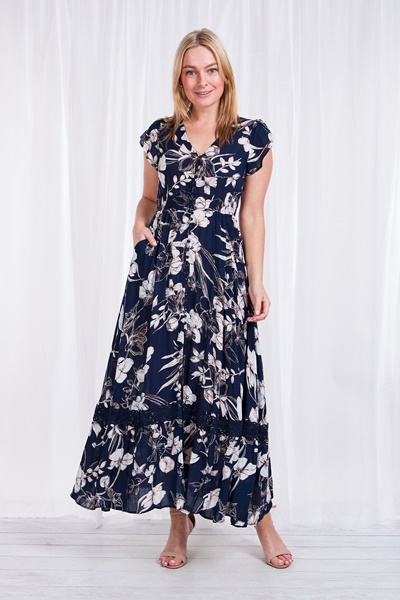 FLORAL MAXI DRESS