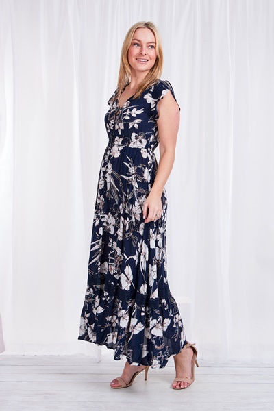FLORAL MAXI DRESS