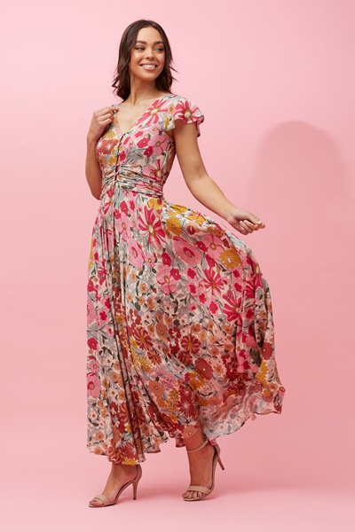 FLORAL MAXI DRESS | FEMME Connection