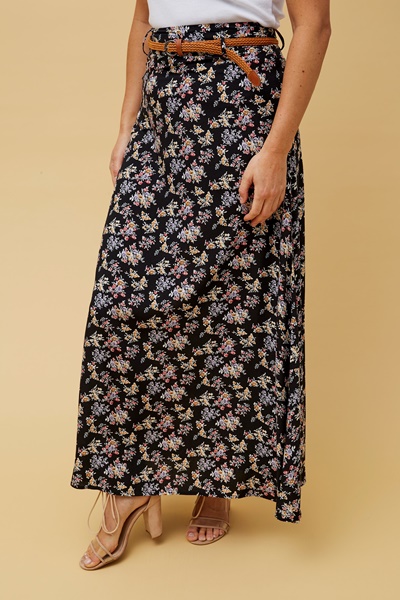 FLORAL MAXI SKIRT | FEMME Connection