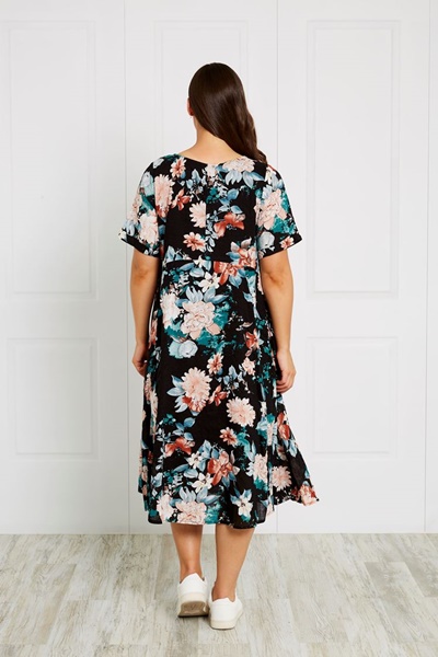 dresses floral midi