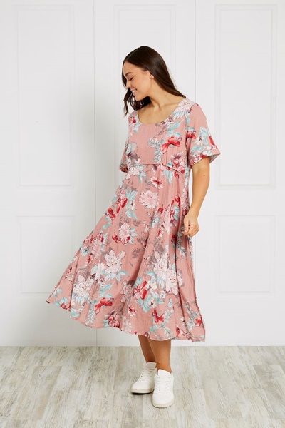 midi dress with sleeves australia