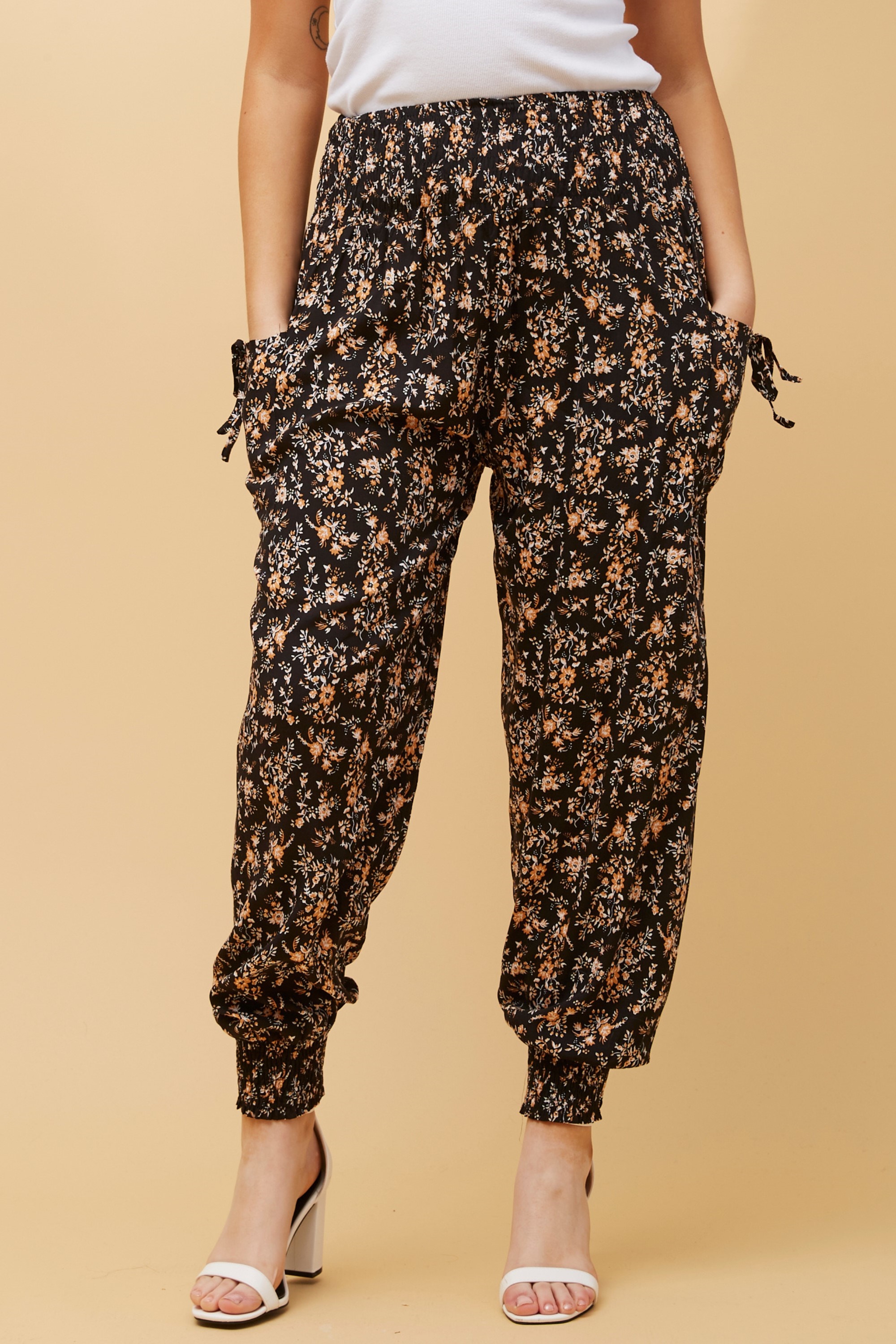 Love Quality Men's Baggy Printed Harem Pants (Black) : : Clothing  & Accessories