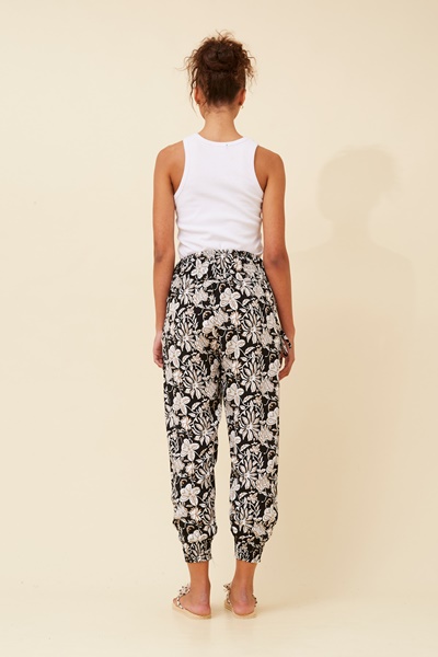 FLORAL PRINT HAREM PANTS