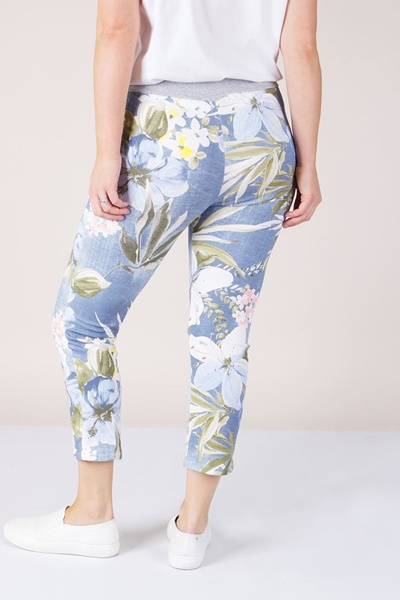 FLORAL PRINT JOGGER PANTS | FEMME 