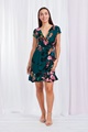 FLORAL PRINT WRAP DRESS