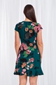 FLORAL PRINT WRAP DRESS
