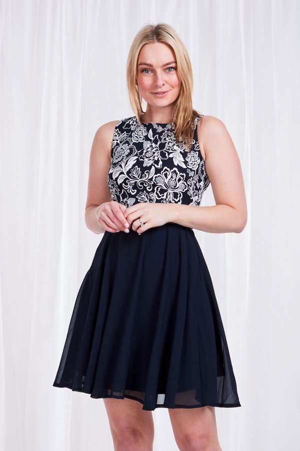 FLORAL SKATER DRESS FLORAL SKATER DRESS