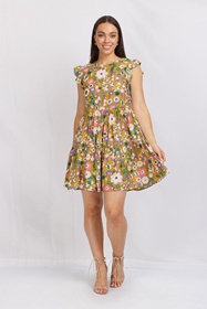 Floral Smock Dress