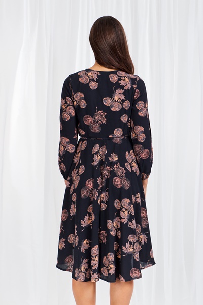 Floral Wrap Dress
