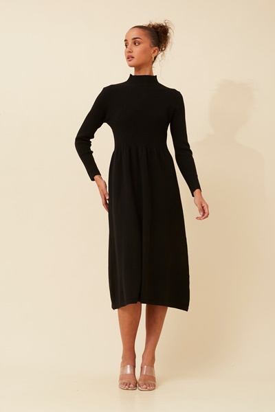 FLORICE BABYDOLL KNIT DRESS