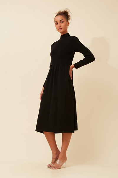 FLORICE BABYDOLL KNIT DRESS