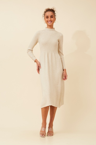 FLORICE BABYDOLL KNIT DRESS