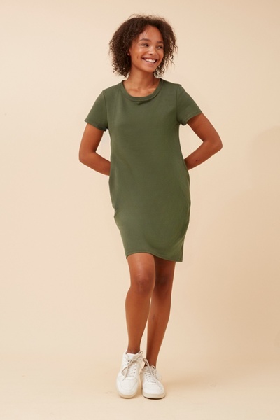 FLORINDA SOLID SHORT DRESS