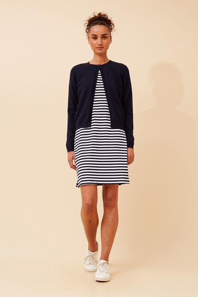 FLORINDA STRIPE PRINT DRESS