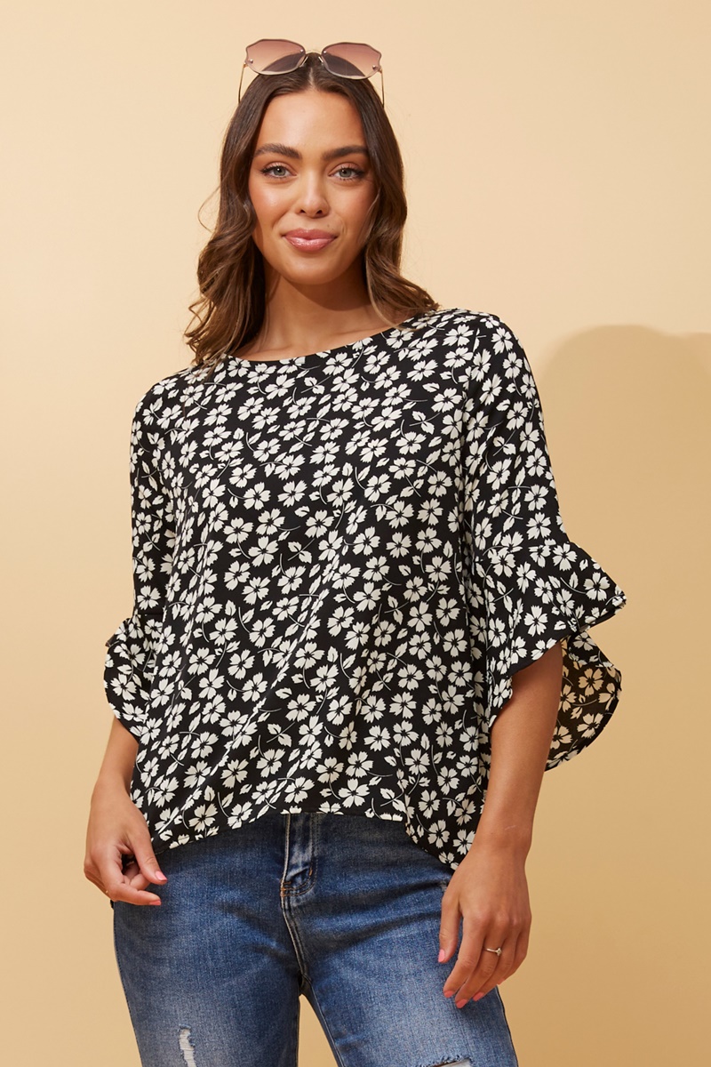 FOREVER NEW FLORAL BLOUSE