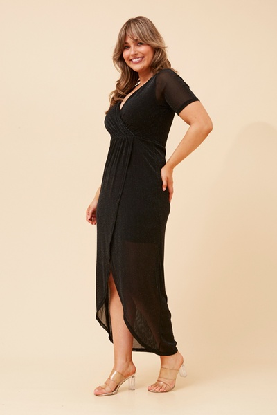 FOSCA CROSSOVER MAXI DRESS