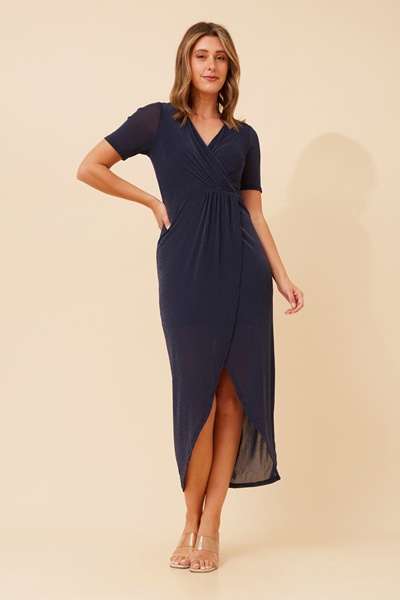 FOSCA CROSSOVER MAXI DRESS