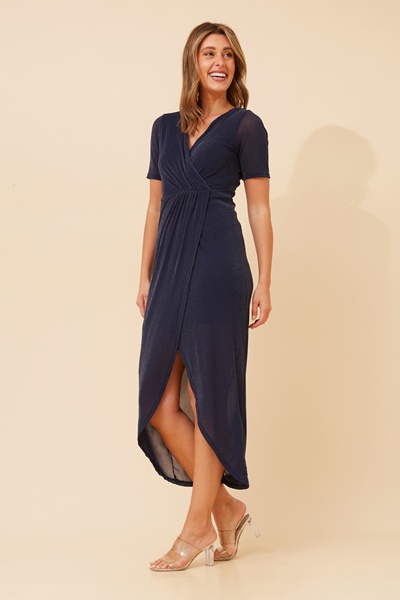 FOSCA CROSSOVER MAXI DRESS