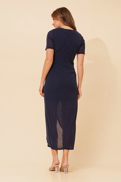 FOSCA CROSSOVER MAXI DRESS