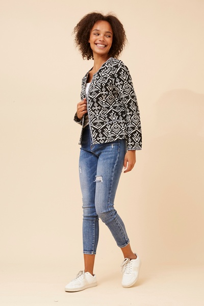 FRANCILLE JACQUARD JACKET