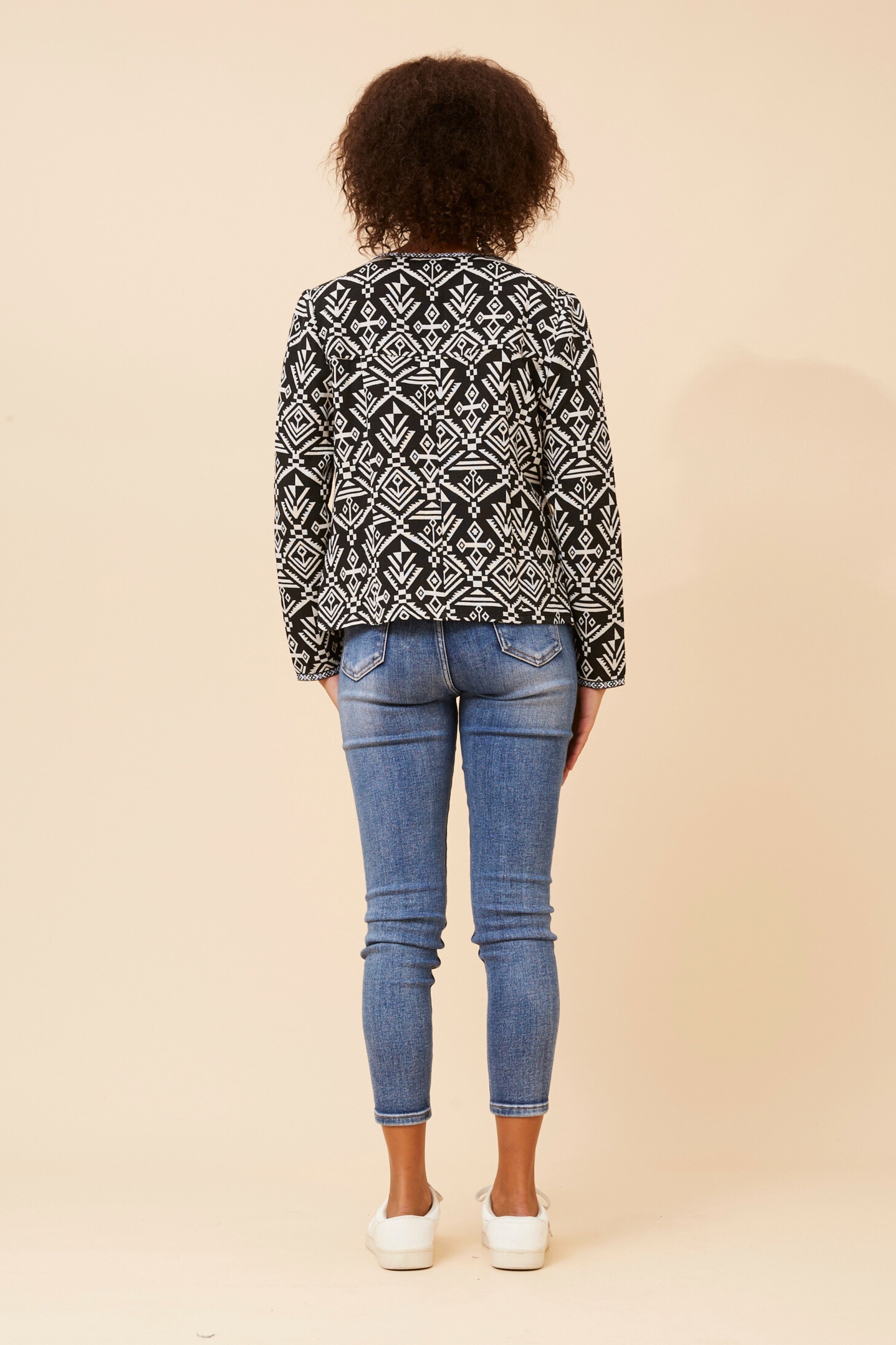 FRANCILLE JACQUARD JACKET