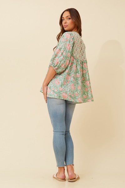 FRANNIE FLORAL TOP