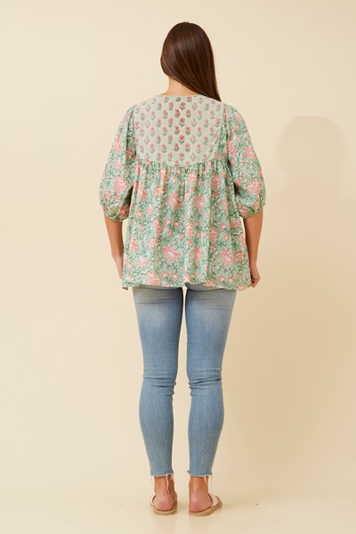 FRANNIE FLORAL TOP
