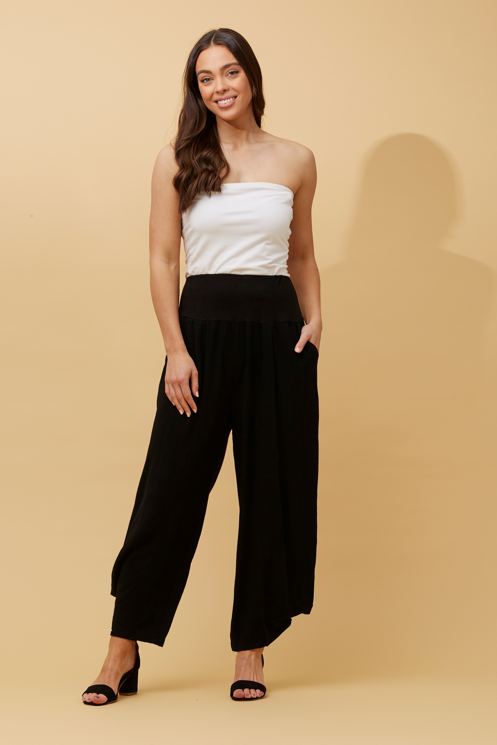 FREYA LINEN BLEND PANTS