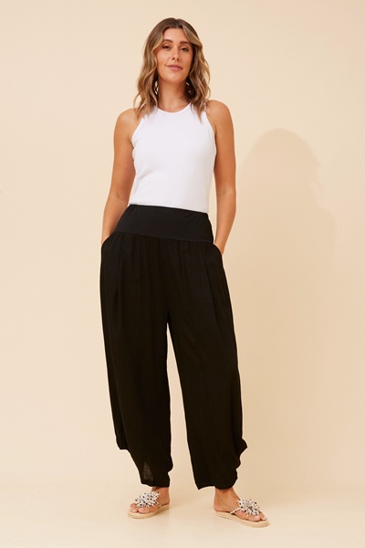 FREYA LINEN BLEND PANTS