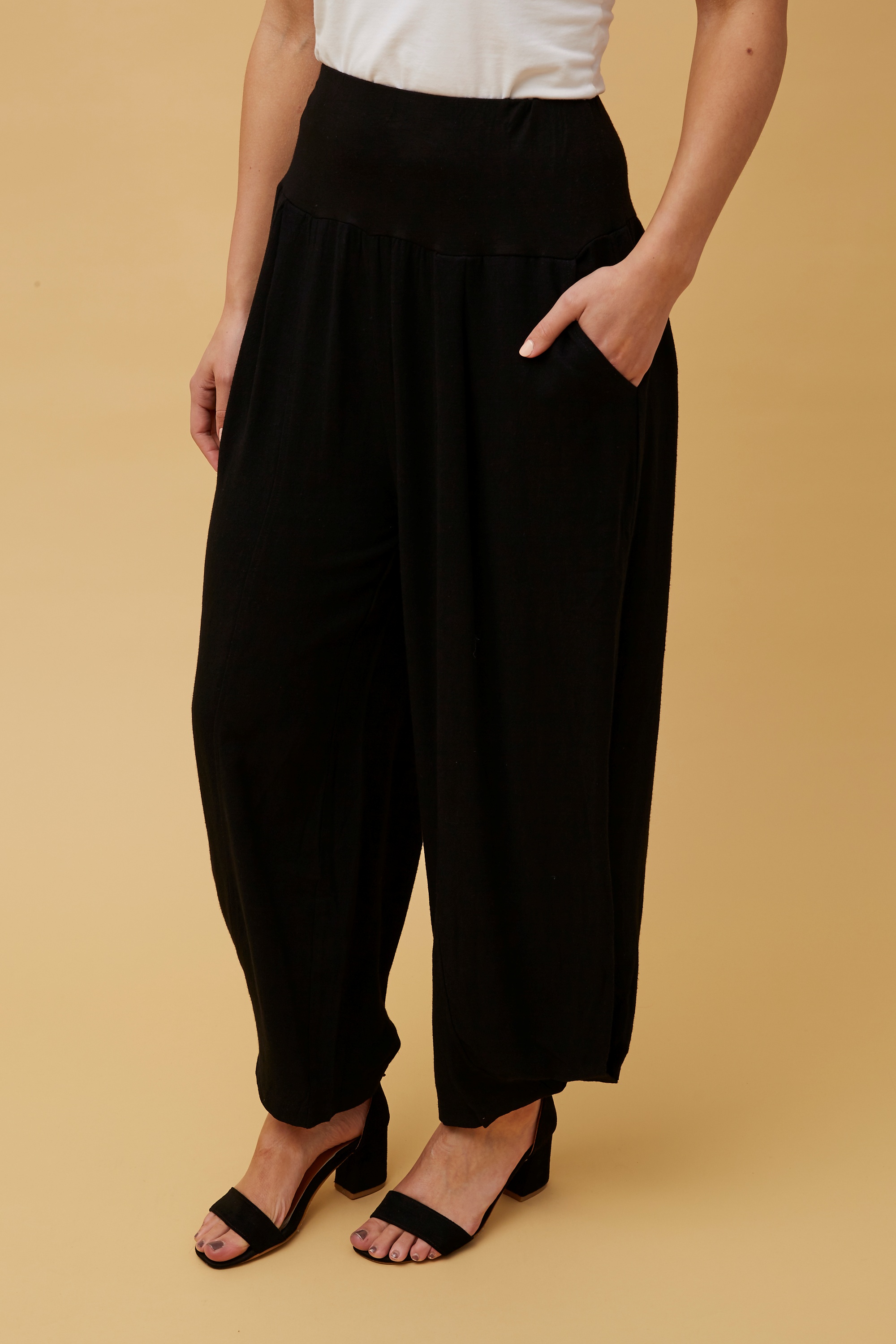 FREYA LINEN BLEND PANTS