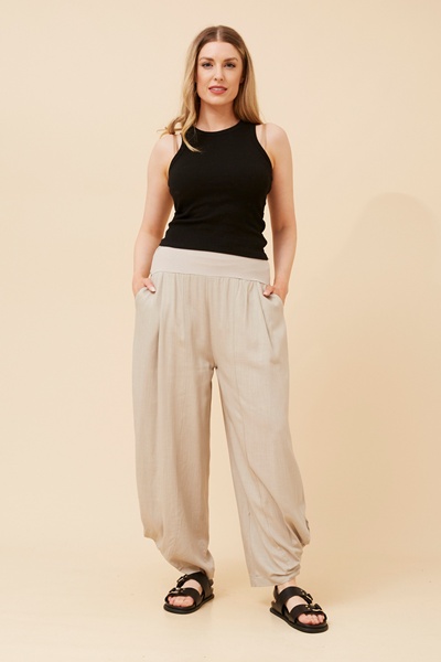 FREYA LINEN BLEND PANTS