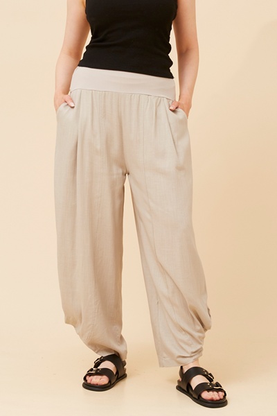 FREYA LINEN BLEND PANTS