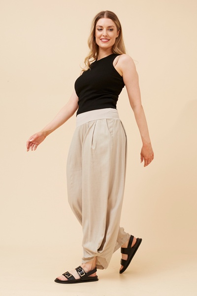 FREYA LINEN BLEND PANTS