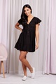 Frill hem tea dress